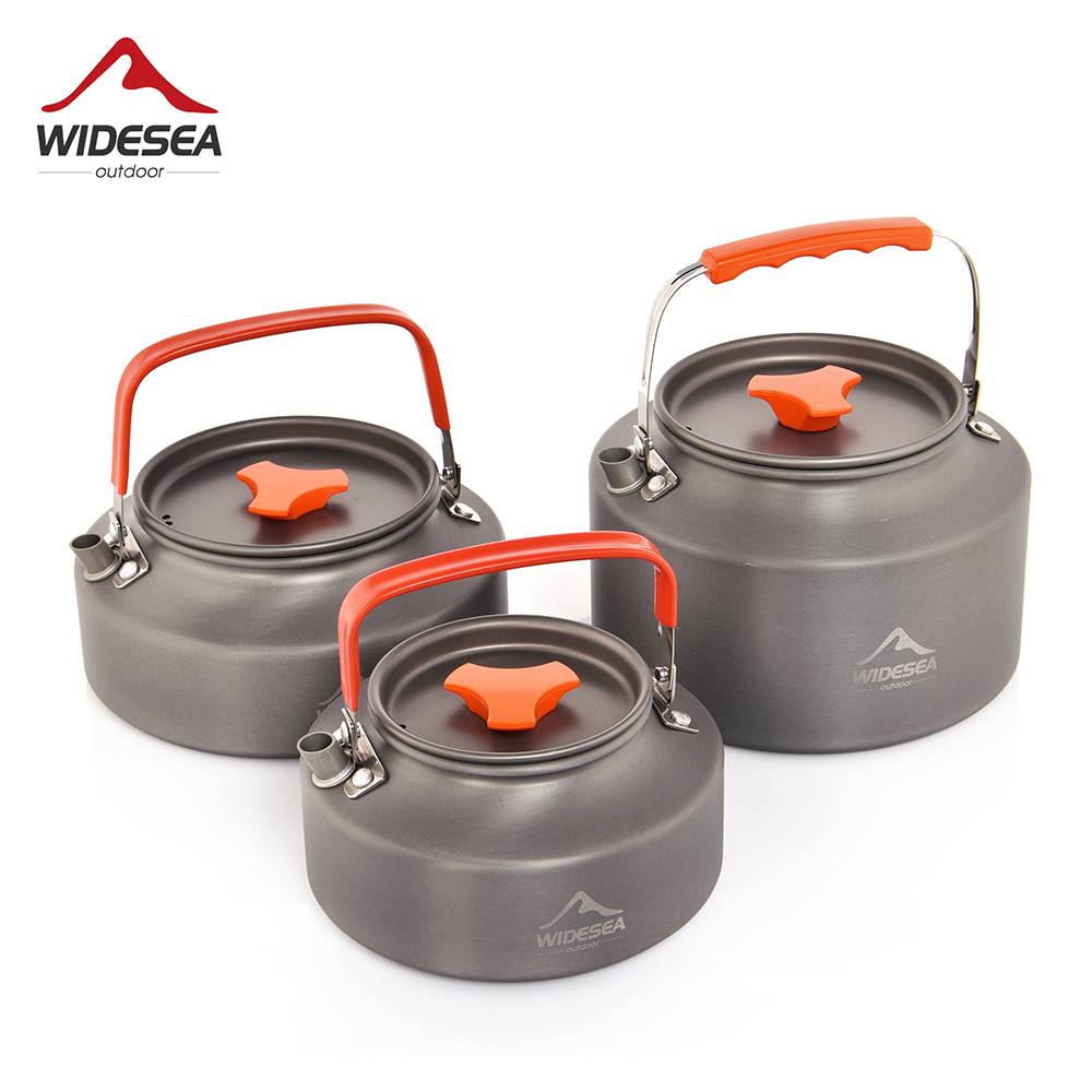Camping Cooking Kits - Widesea 1.1L 2L1.5L Camping Water Kettle