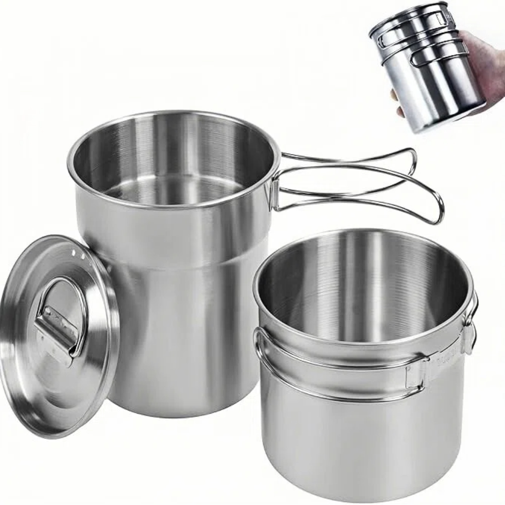 Camping Cooking Meat - Foldable Camping Cups Mugs Camping Pot