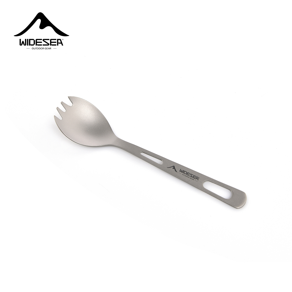Camping Cooking Books - Widesea Camping Cooking Set Spork Titanium
