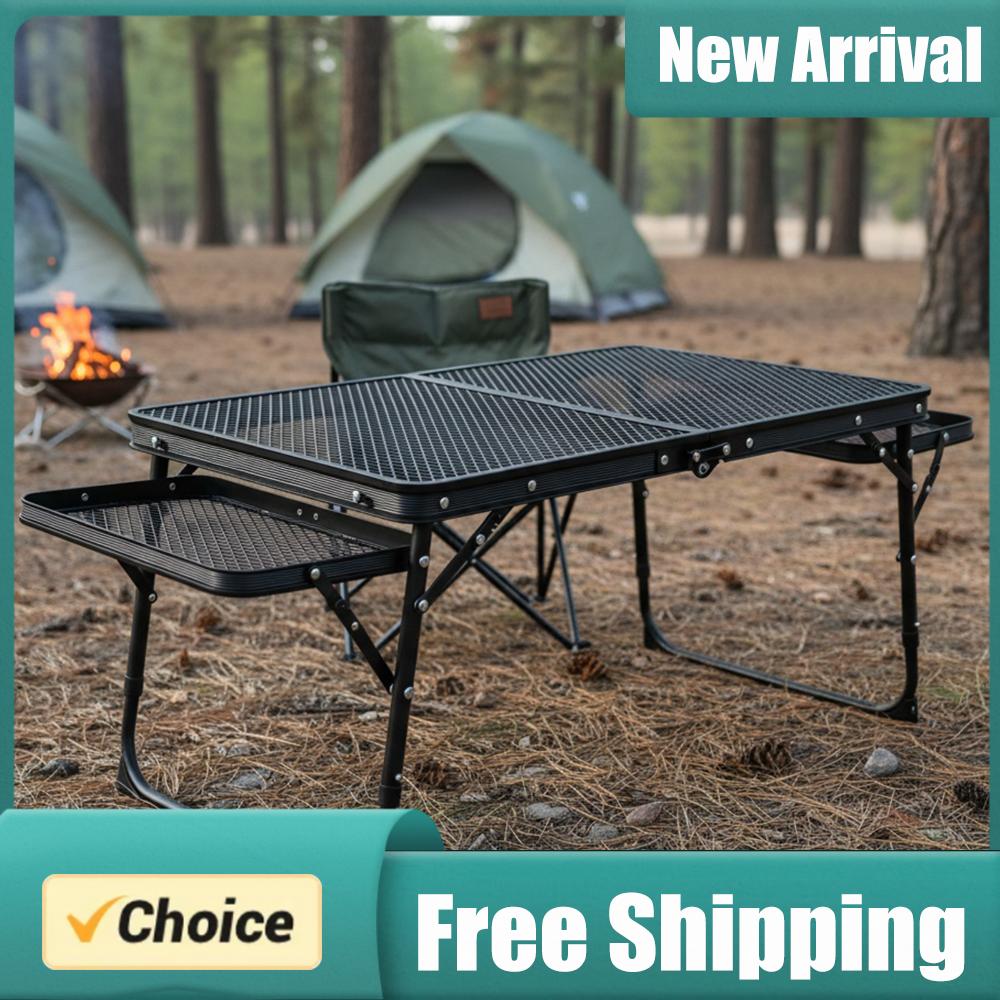 Camp Grill Portable Folding - Folding Grill Table Height Adjustable Portable
