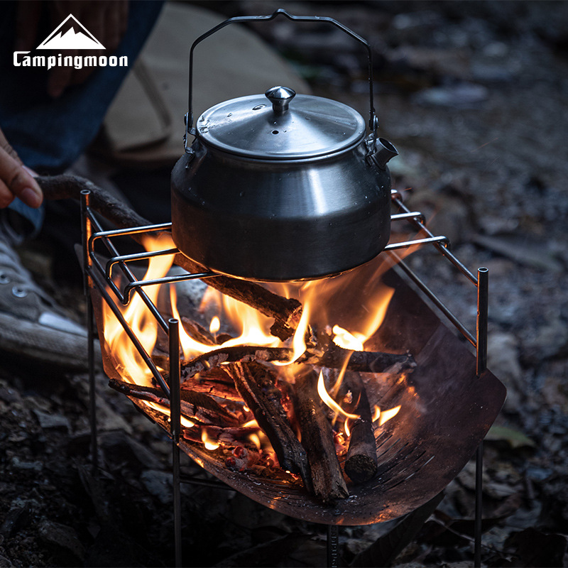 Camp Grill Portable Folding - CAMPINGMOON SOLO-A4 Outdoor Portable Heating Campfire