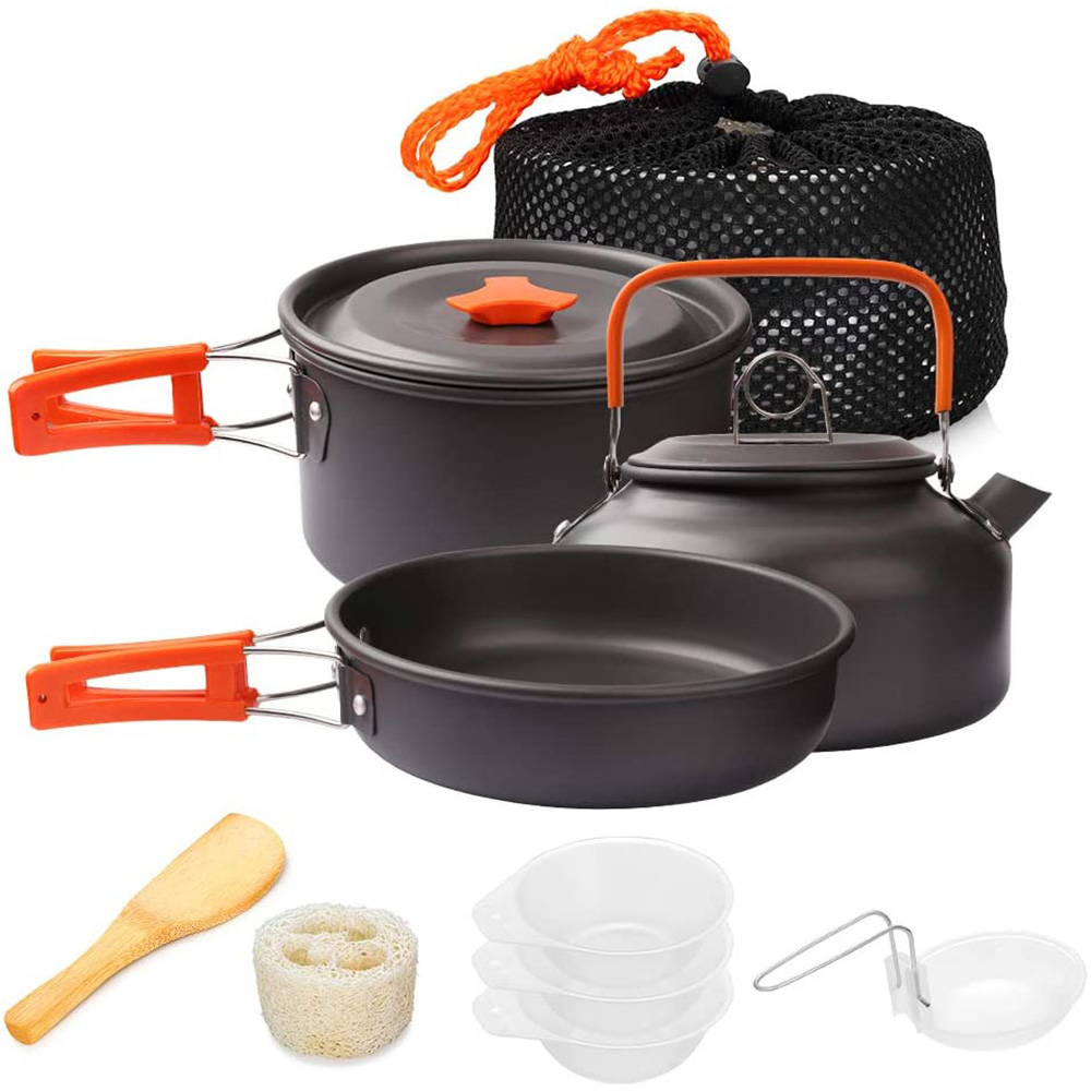 Camping Cooking Roll - 1pcs/1set Camping Cookware Kit Outdoor Cooking