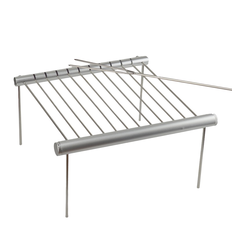 Camp Grill Portable Folding - Fold Mini Stainless Steel BBQ Grill