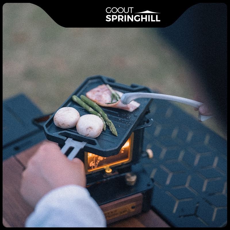 Camping Cooking Meat - COOUT SPRINGHILL Outdoor Mini Grill Pan