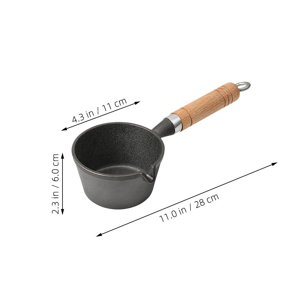 Mini Cast Iron Saucepan Style  - Camping Cooking Flat Top ulasan dan harga