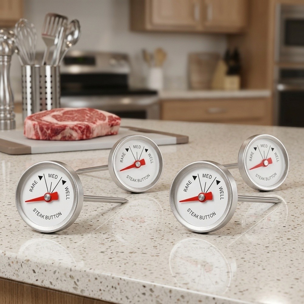4pcs Portable Meat Thermometer - Meat Thermometer Camp ulasan dan harga