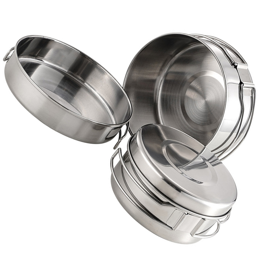 1Set Stainless Steel Camping C - Camping Cooking Kits ulasan dan harga