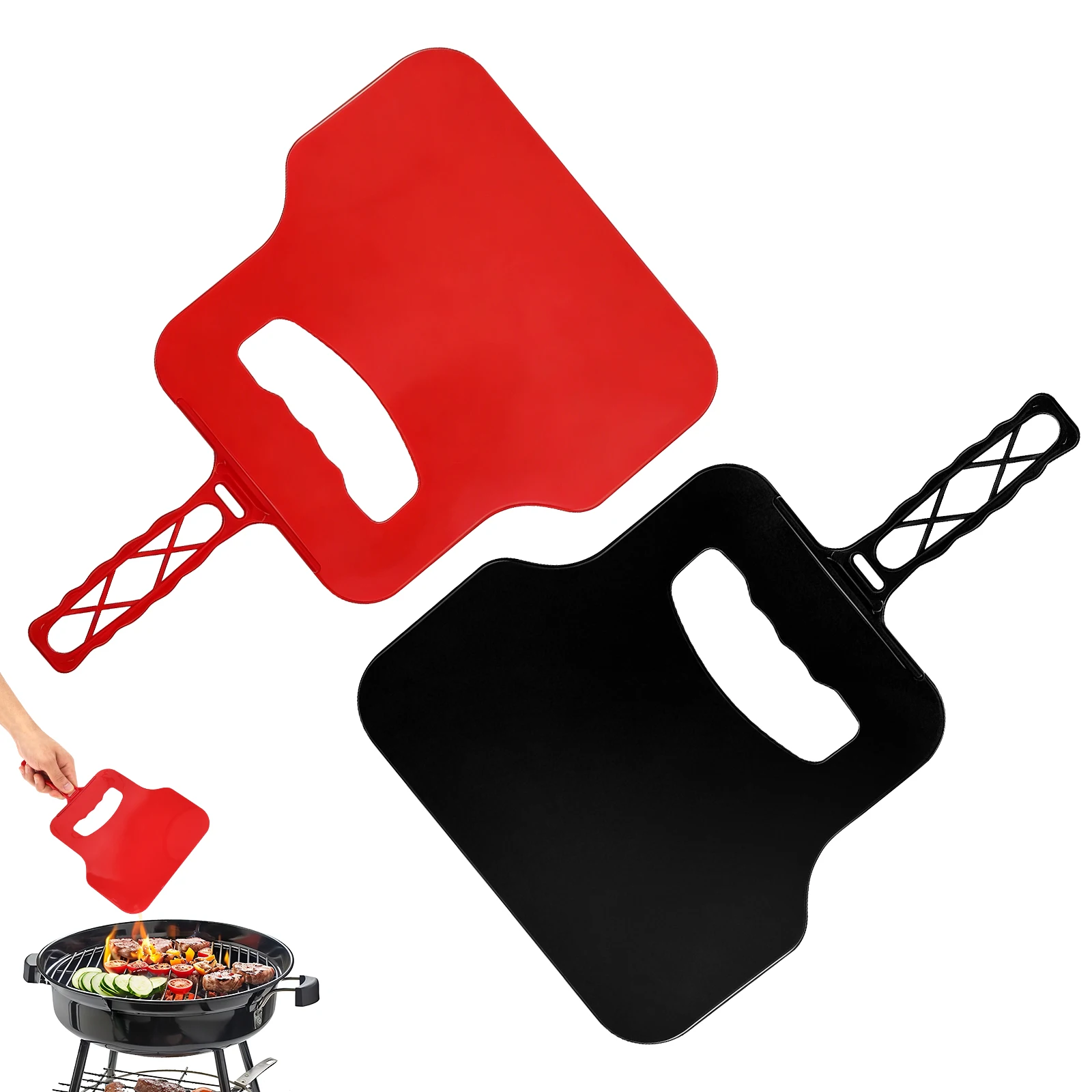 Manual Wind Maker Plastic Hand - Camping Cooking Meat ulasan dan harga
