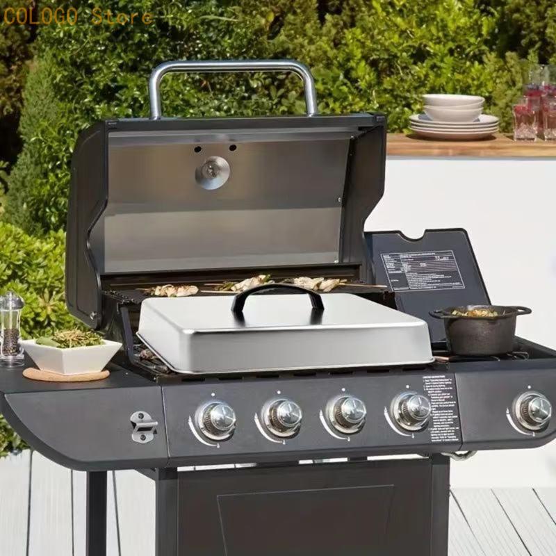 Square Cover with Top Handle f - Camping Cooking Flat Top ulasan dan harga