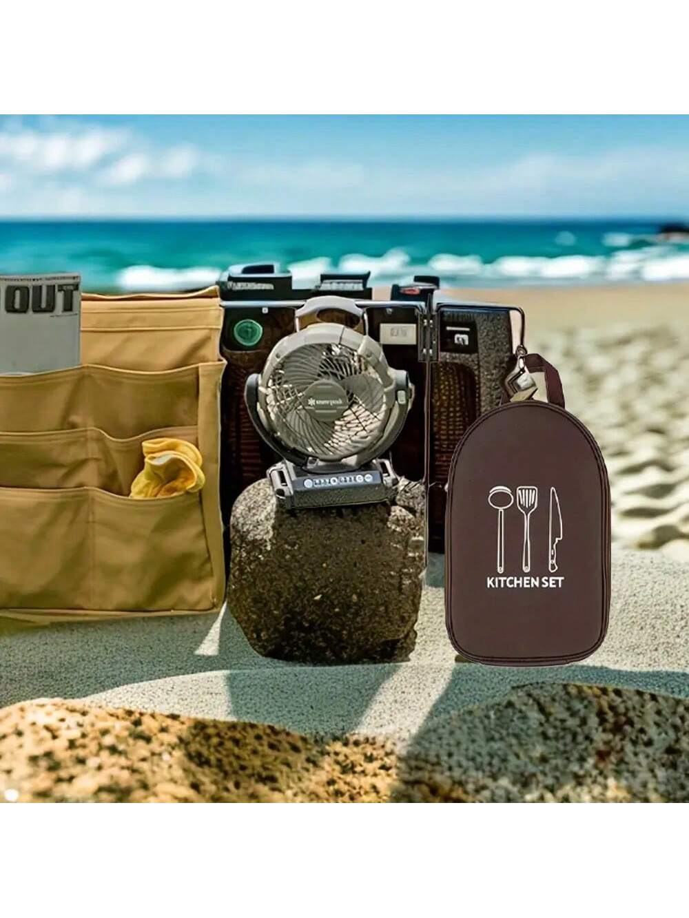 Outdoor Camping Cookware Stora - Camping Cooking Container ulasan dan harga