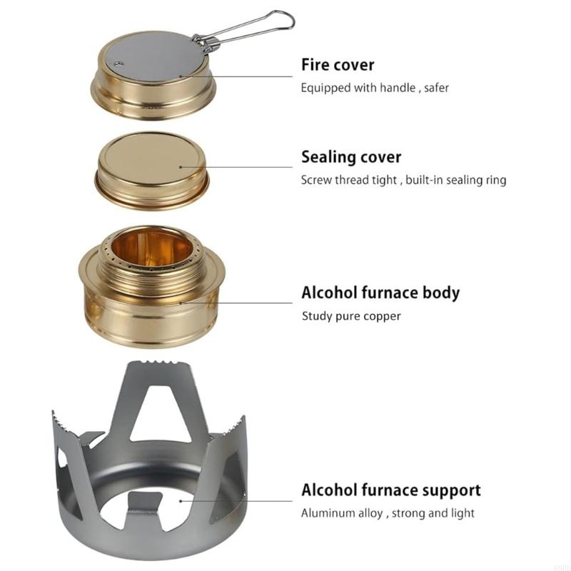 Trail Meal Stove Set for Camp  - Camping No Cooking Meals ulasan dan harga