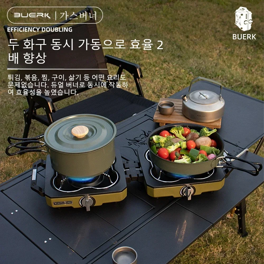 Camping Stove Double Burner Po - Camping Double Cooking Stove ulasan dan harga