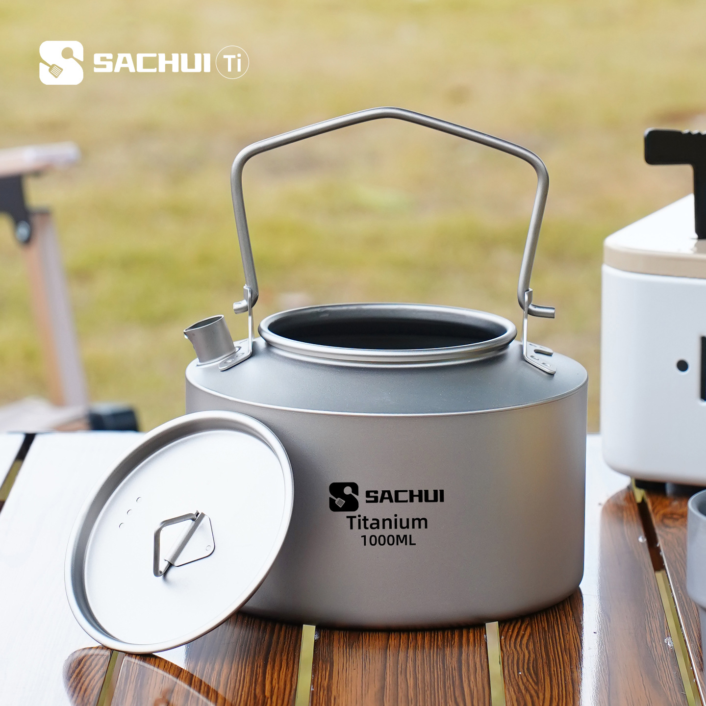 1000ML Pure Titanium Kettle Ou - Camping Cooking Books ulasan dan harga