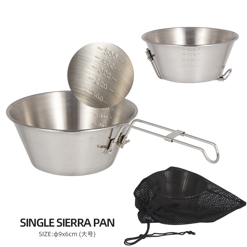 1pc Outdoor Folding Bowl Stain - Camping No Cooking Meals ulasan dan harga