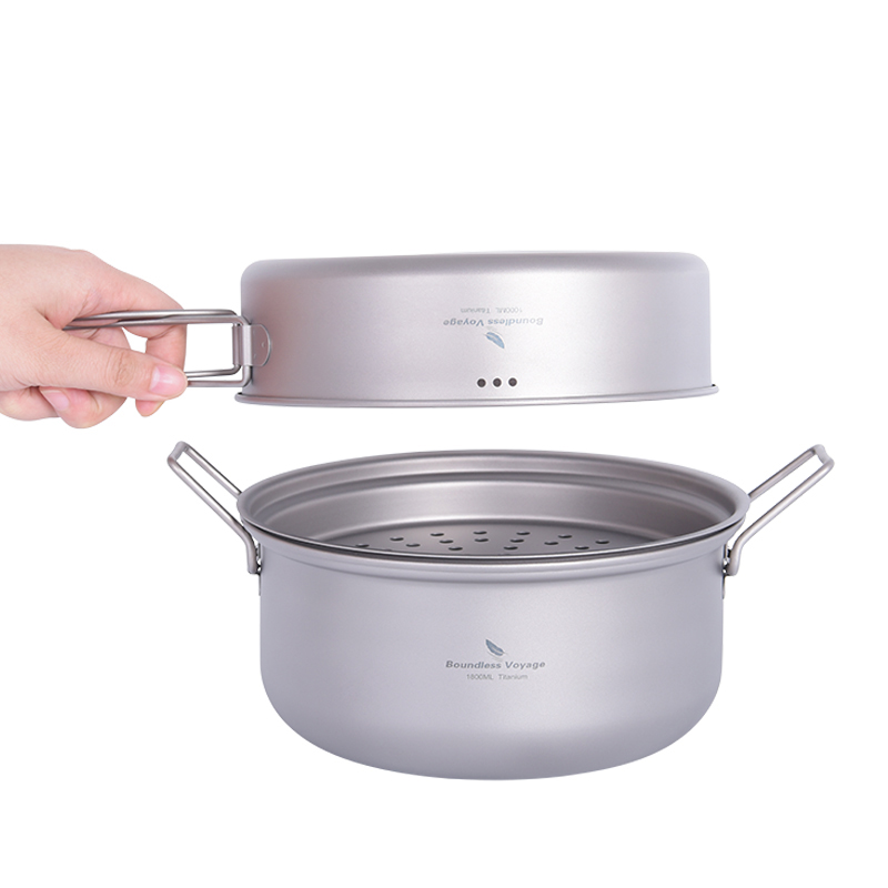 Boundless Voyage Titanium Stea - Camping Cooking Kits ulasan dan harga