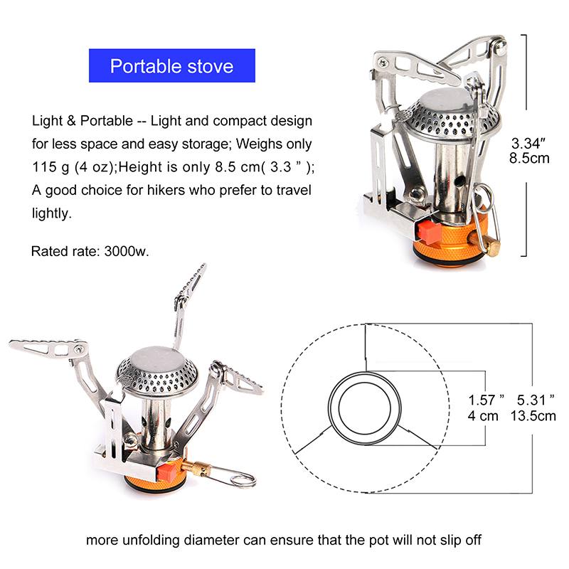 Widesea One-Piece Gas Stove 35 - Camping Cooking Backpack ulasan dan harga