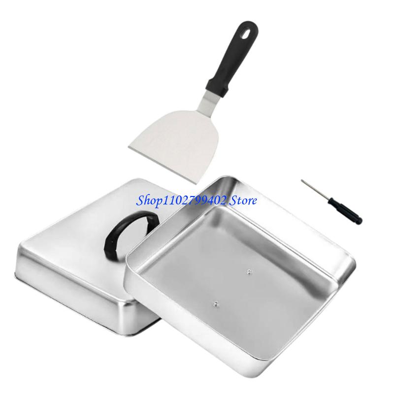 547F Square Cooking Cover for  - Camping Cooking Flat Top ulasan dan harga
