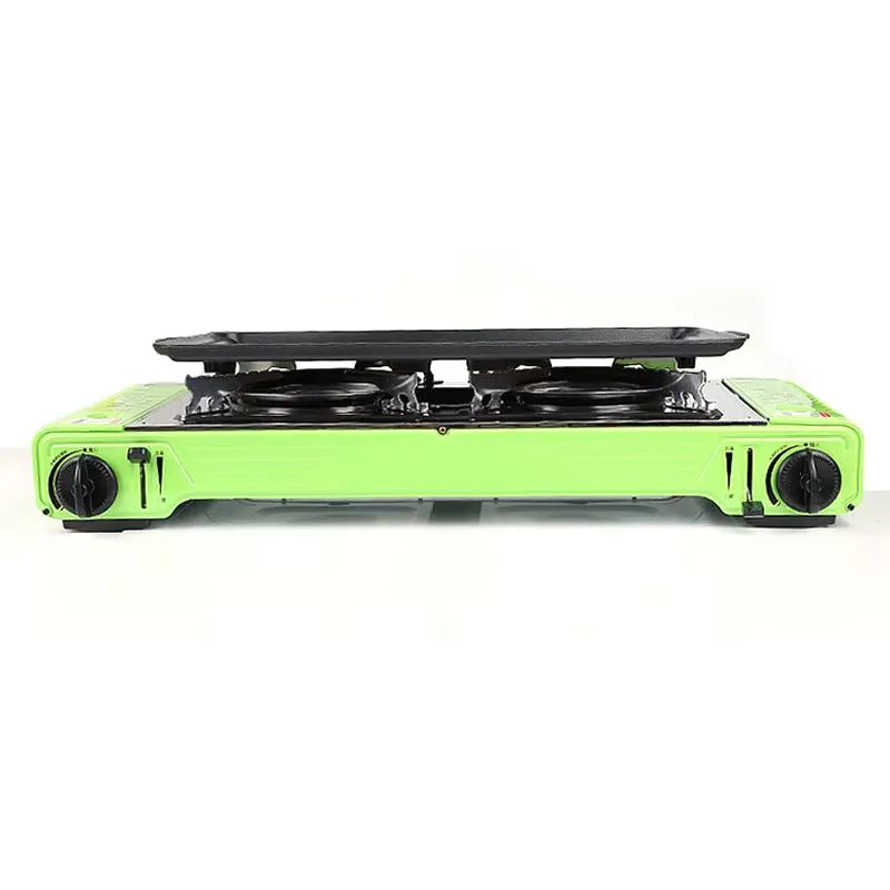 Outdoor Portable Camping Table - Camping Double Cooking Stove ulasan dan harga
