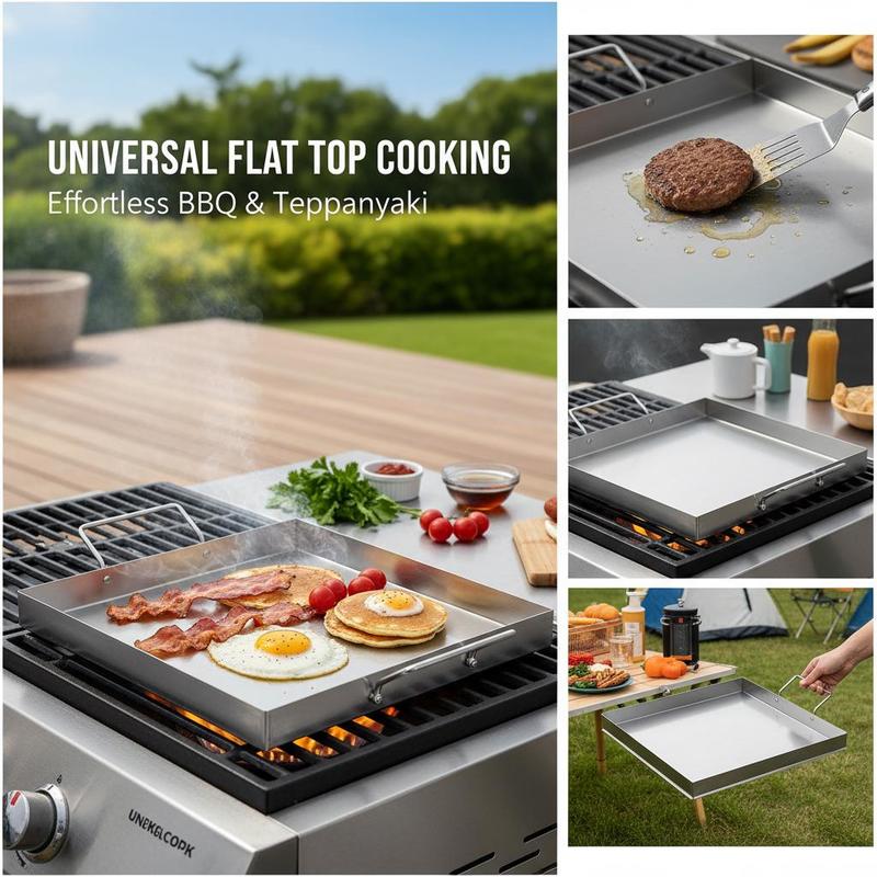 Universal Flat Top Griddle 18x - Camping Cooking Flat Top ulasan dan harga