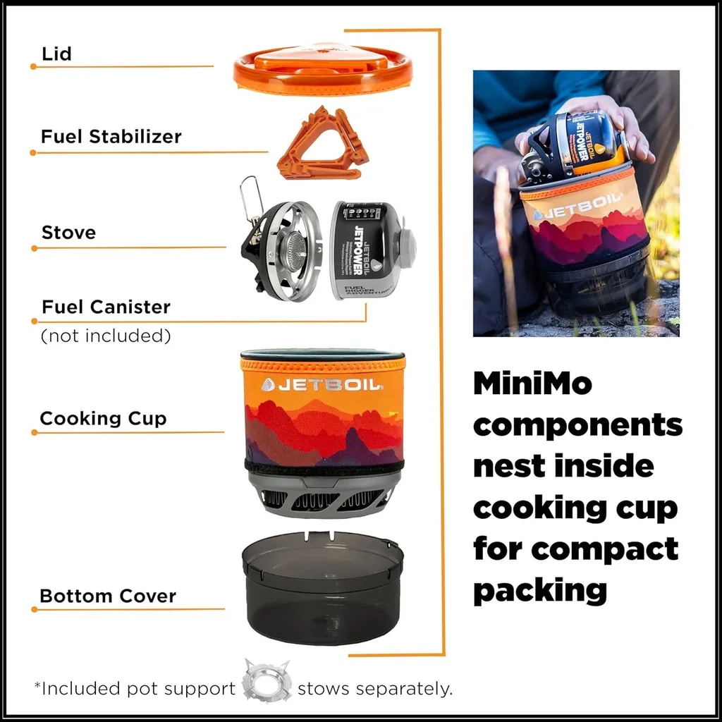 Jetboil MiniMo Camping and Bac - Camping Cooking Jetboil ulasan dan harga
