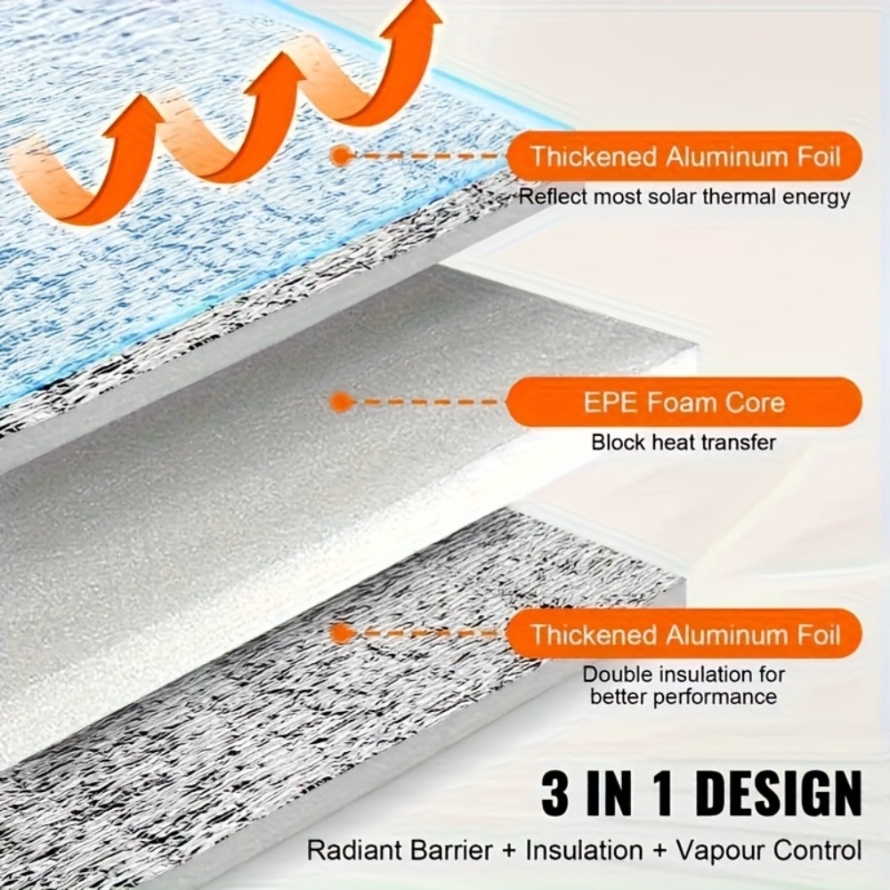 6/9mm-50x200cm Double-Sided Re - Aluminum Foil Heavy Duty ulasan dan harga