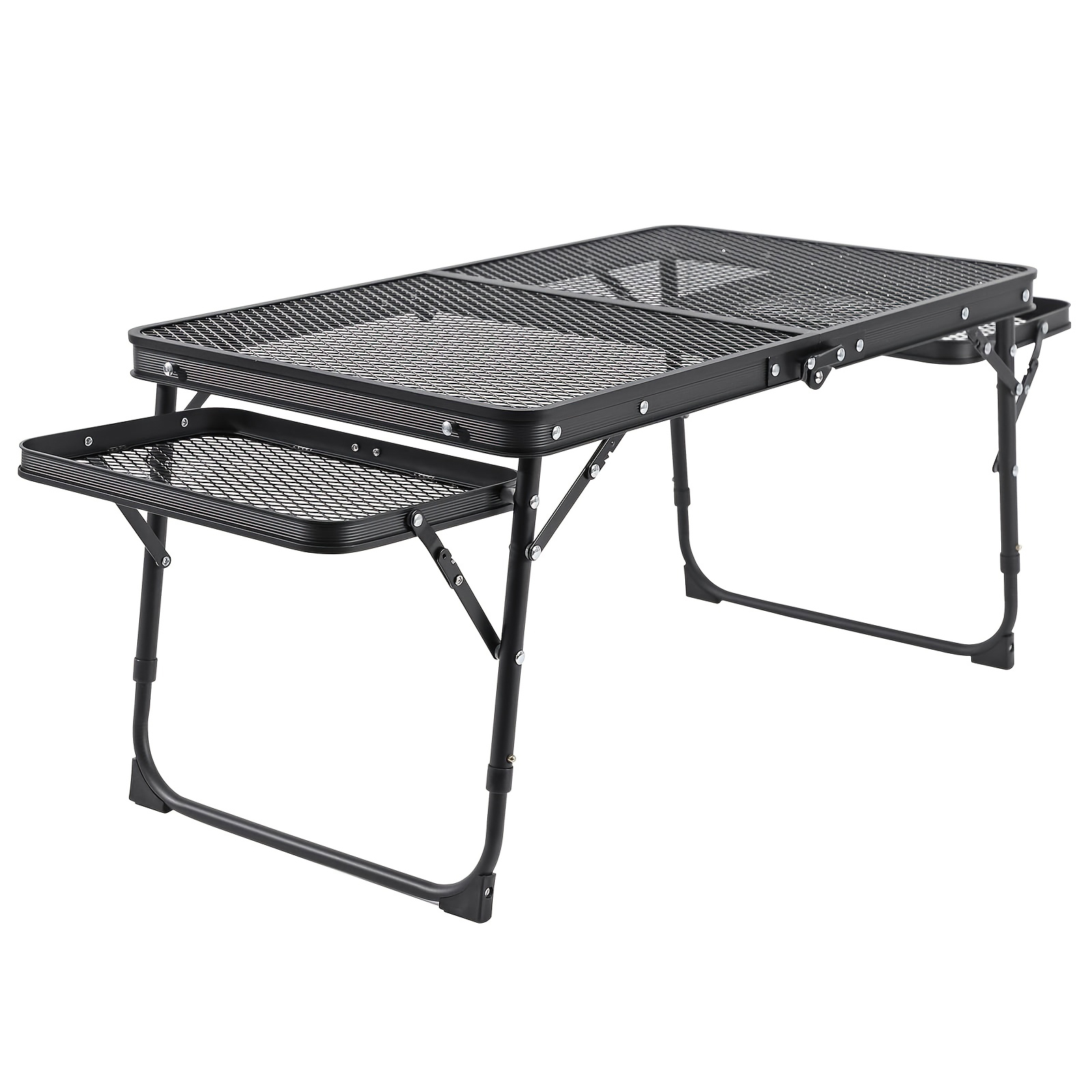 Folding Grill Table Height Adj - Camp Grill Portable Folding ulasan dan harga