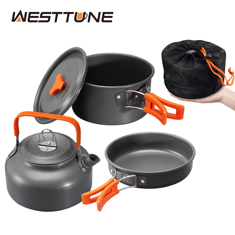 WESTTUNE Camping Cookware Kit  - Camping Cooking Meat ulasan dan harga