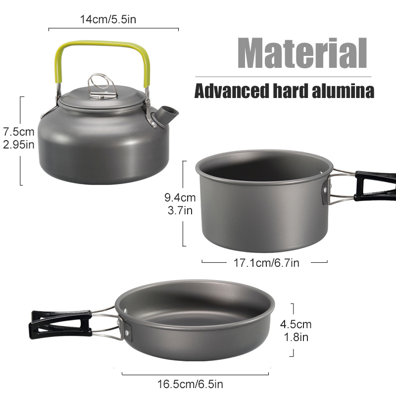 WESTTUNE Camping Cookware Kit  - Camping Cooking Meat ulasan dan harga