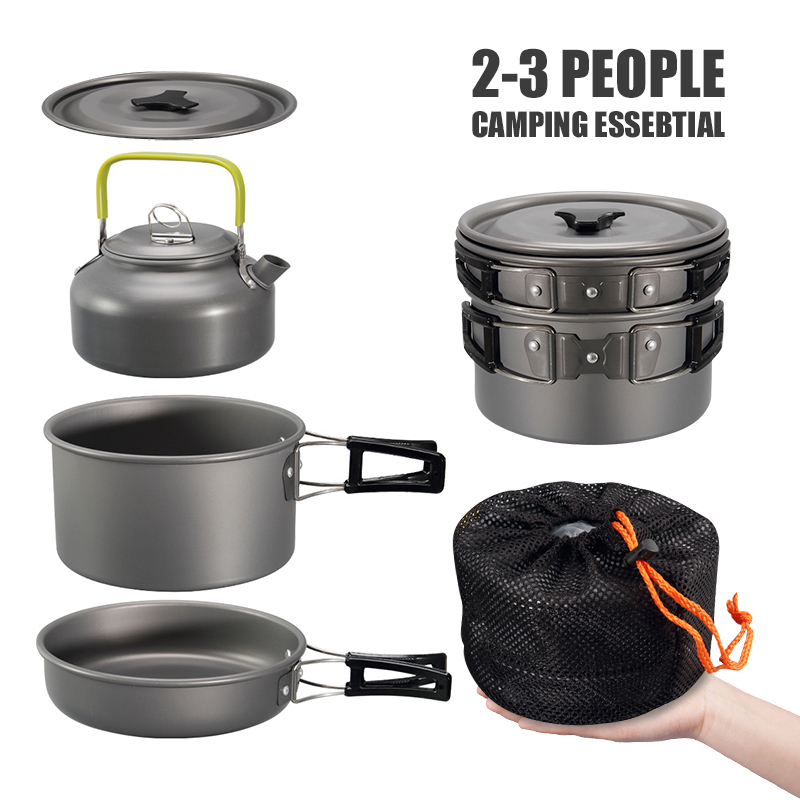 WESTTUNE Camping Cookware Kit  - Camping Cooking Meat ulasan dan harga