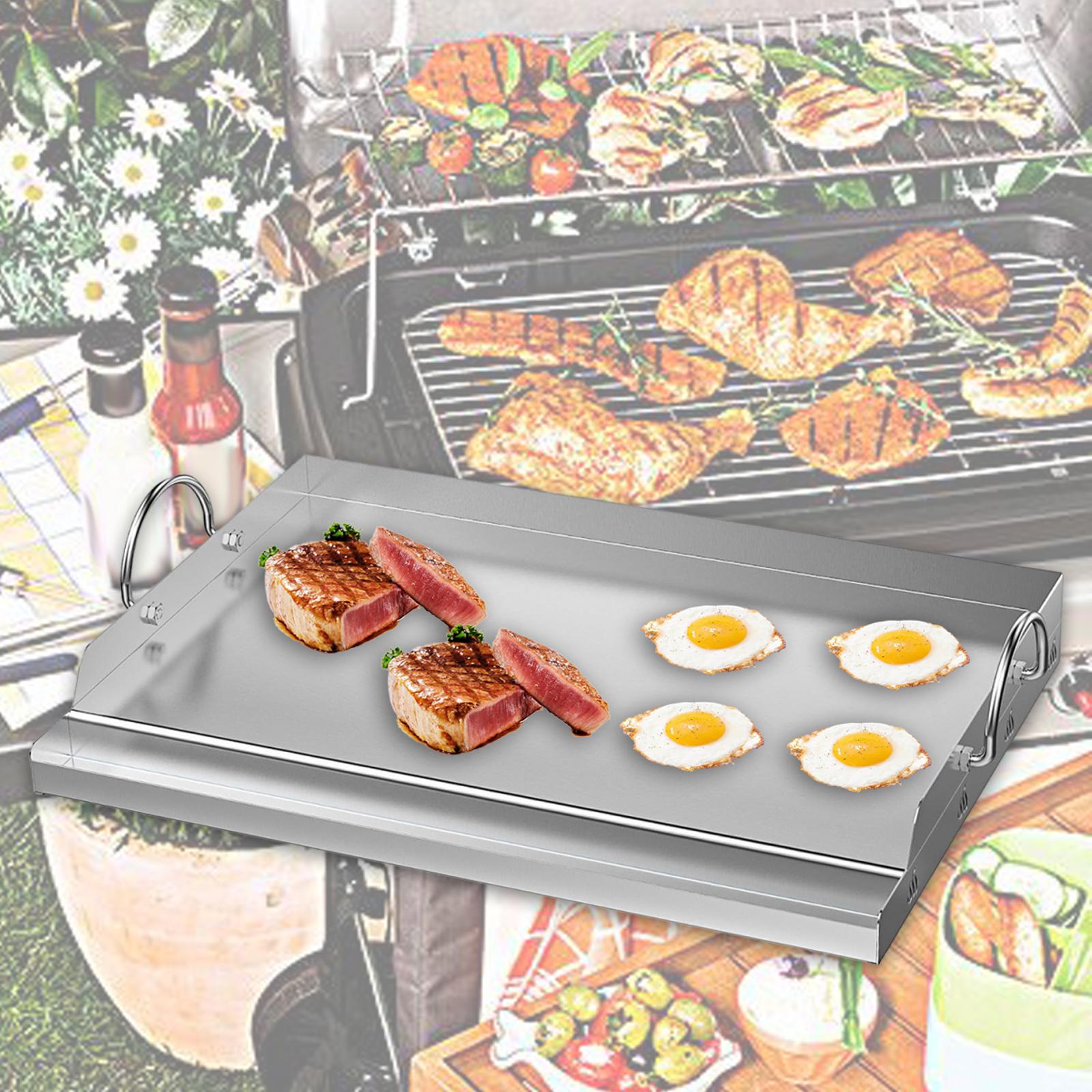 Stainless Steel Cooking Griddl - Camping Cooking Flat Top ulasan dan harga