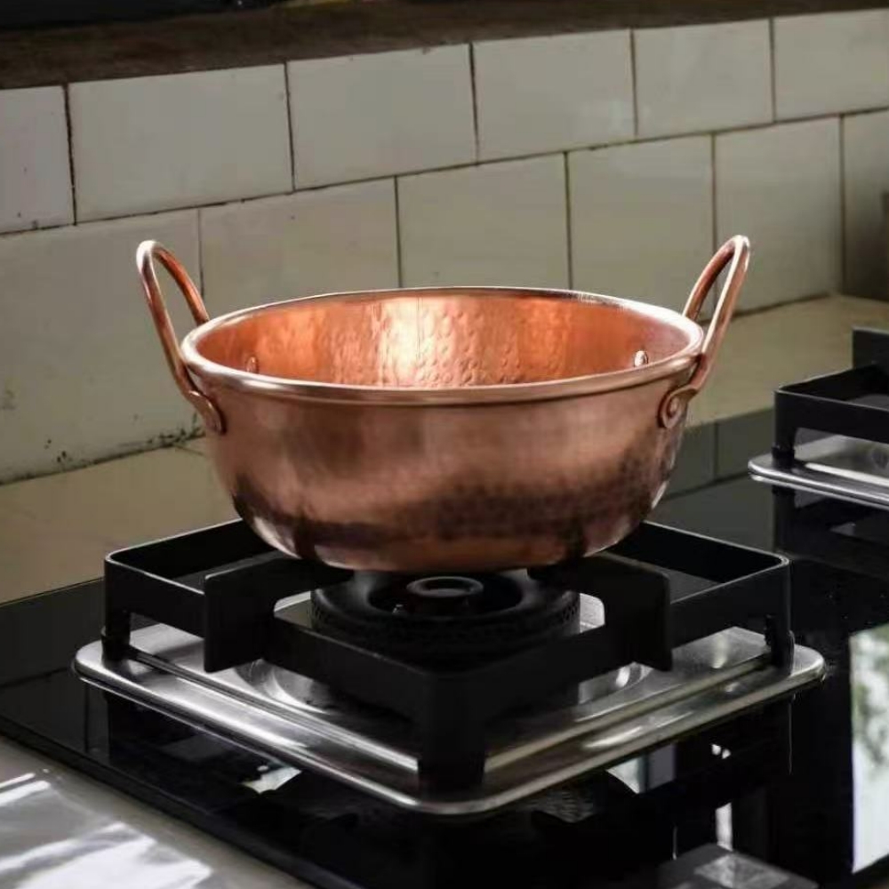 Vintage Copper Pot,Camping Foo - Vintage Camping Cooking Set ulasan dan harga