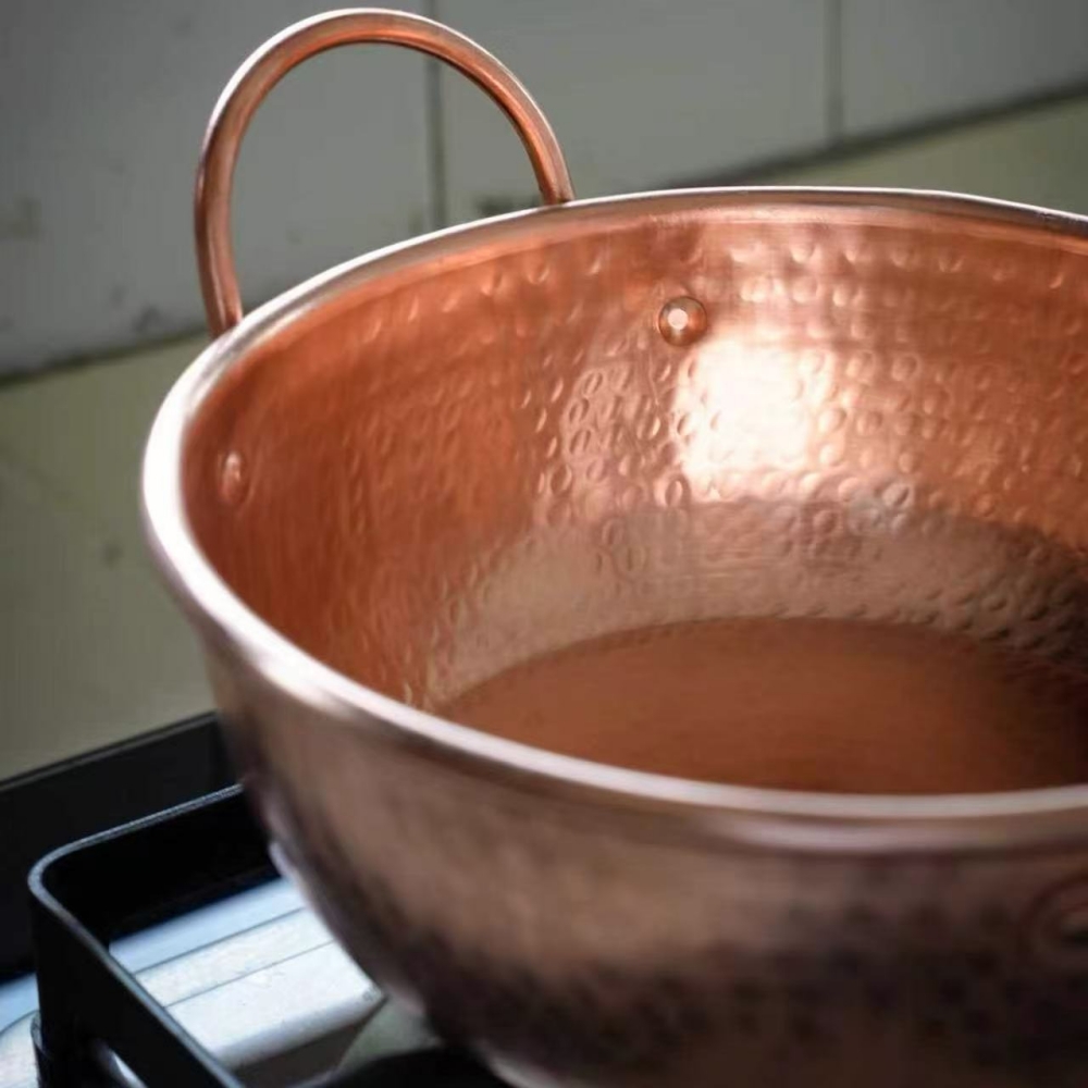Vintage Copper Pot,Camping Foo - Vintage Camping Cooking Set ulasan dan harga