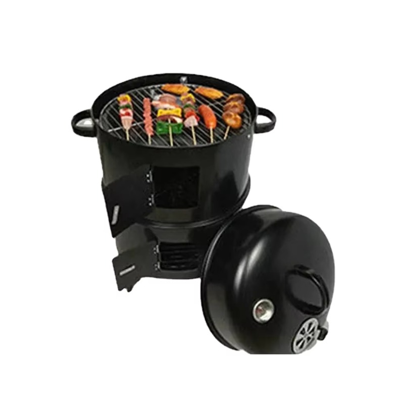 g3BBQ Grill Round Charcoal Sto - Camping Double Cooking Stove ulasan dan harga