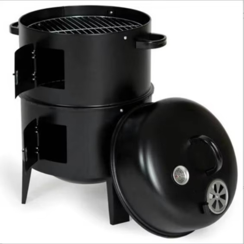 g3BBQ Grill Round Charcoal Sto - Camping Double Cooking Stove ulasan dan harga