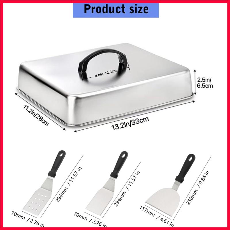 XX9B Square Cover with Top Han - Camping Cooking Flat Top ulasan dan harga