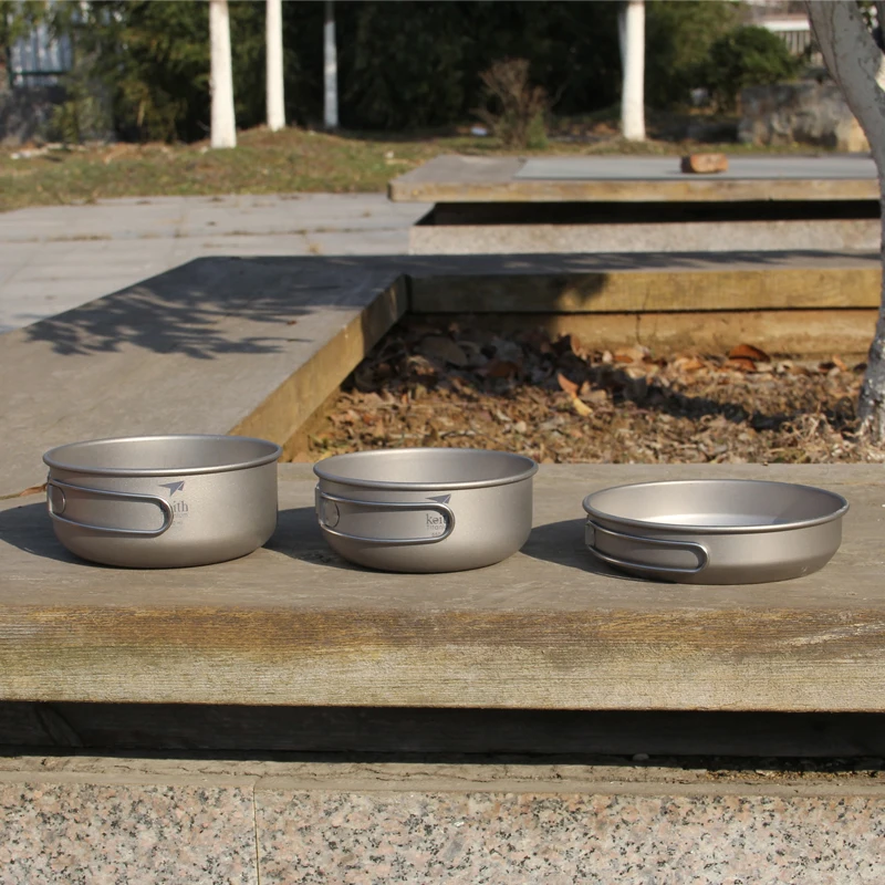 Keith 3PCS Titanium Cookware P - Camping Cooking Meat ulasan dan harga