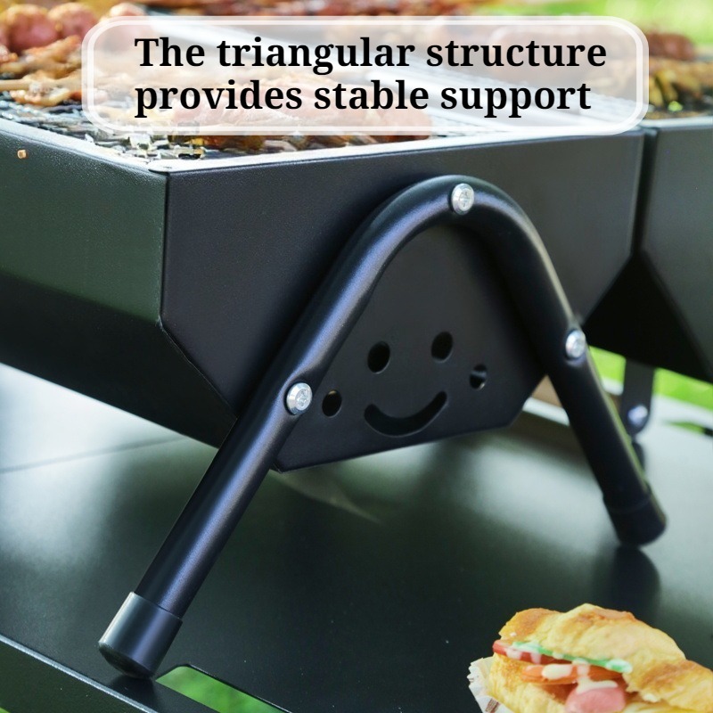 Carbon Steel Barbecue Grill Po - Camping Double Cooking Stove ulasan dan harga