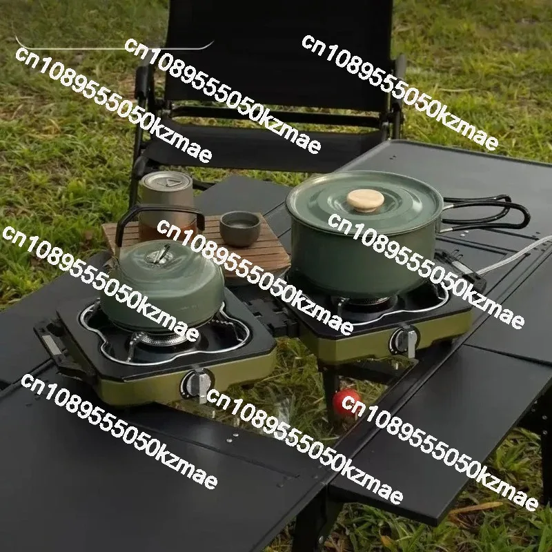 Portable Double Burner Camping - Camping Double Cooking Stove ulasan dan harga