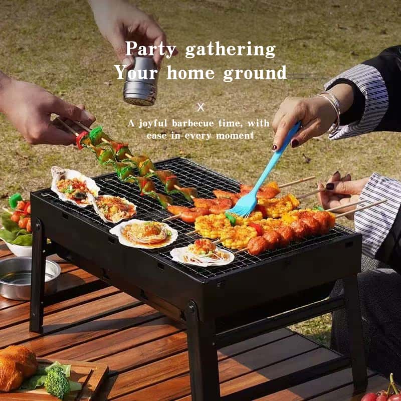 Outdoor folding portable barbe - Camp Grill Portable Folding ulasan dan harga