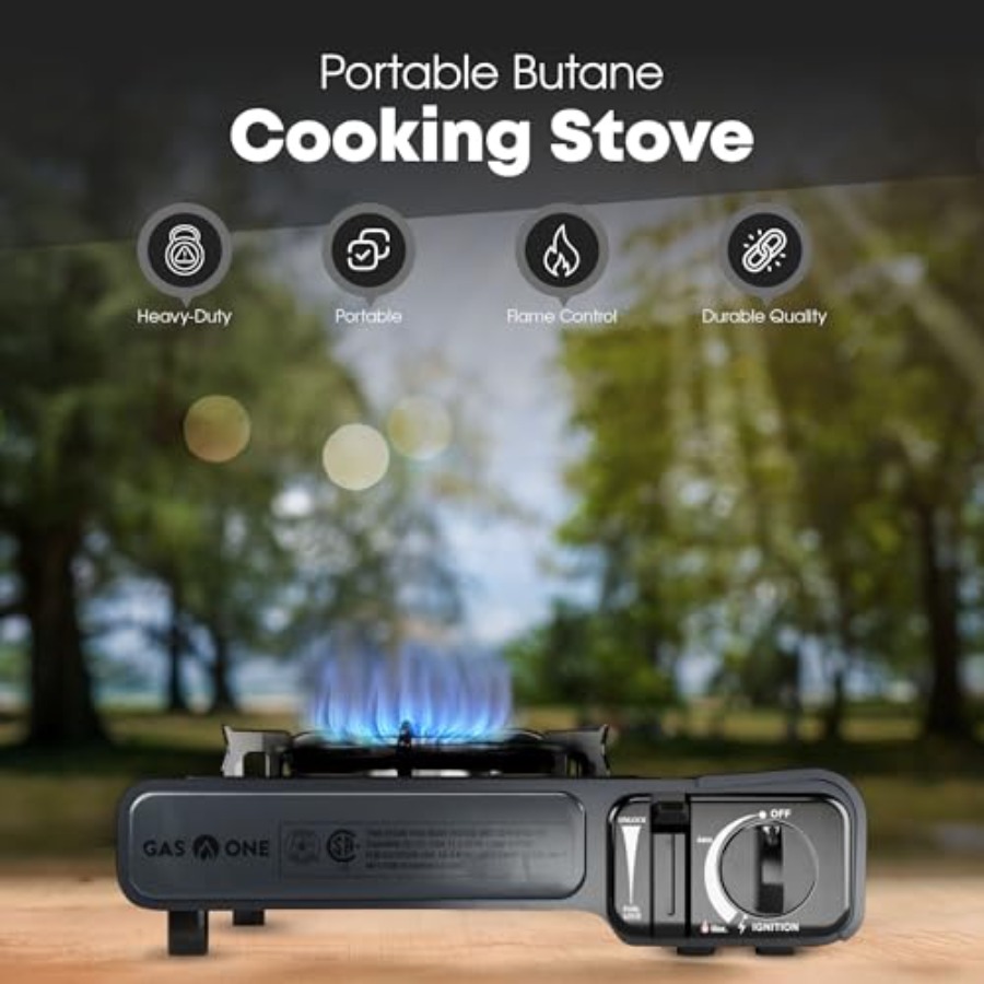 GasOne GS-1000G-KIT Butane Gas - Camping Cooking Flat Top ulasan dan harga