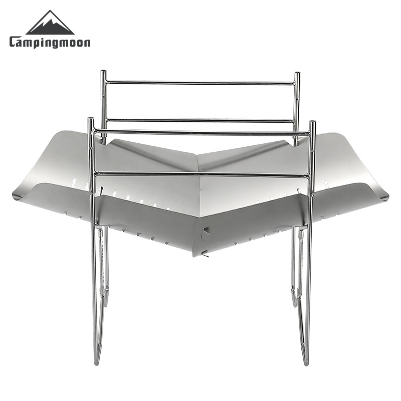 CAMPINGMOON SOLO-A4 Outdoor Po - Camp Grill Portable Folding ulasan dan harga