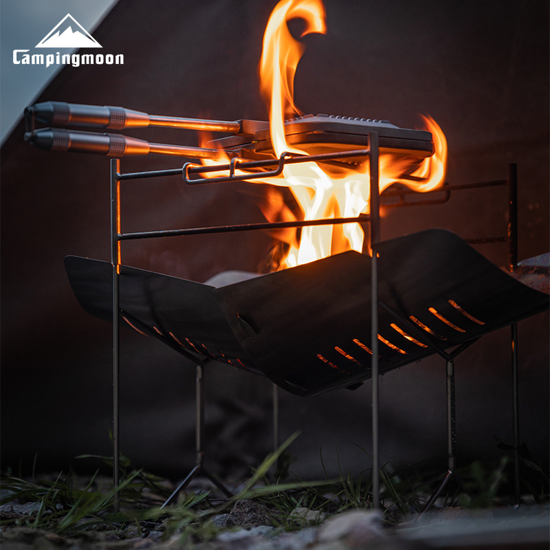 CAMPINGMOON SOLO-A4 Outdoor Po - Camp Grill Portable Folding ulasan dan harga