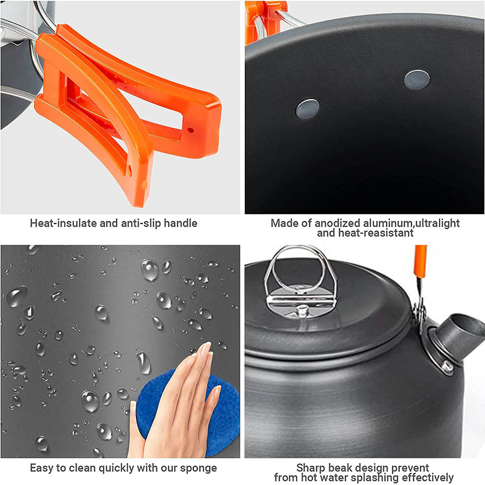 1pcs/1set Camping Cookware Kit - Camping Cooking Roll ulasan dan harga