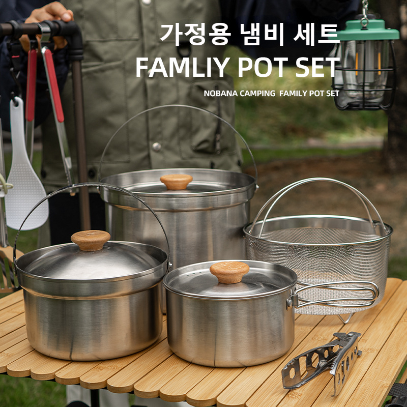 NOBANA Newest Outdoor Stainles - Camping Cooking Roll ulasan dan harga
