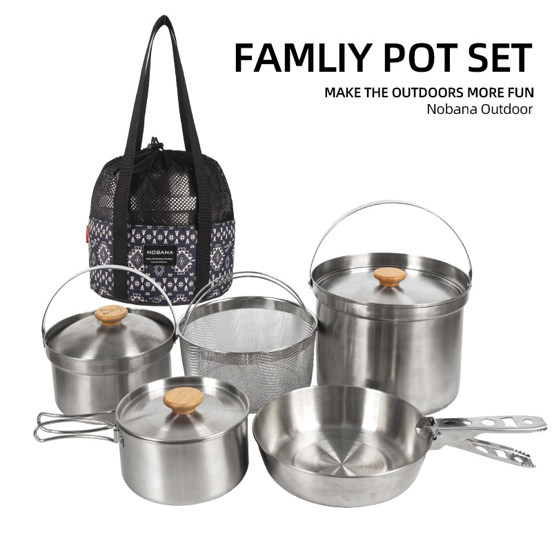 NOBANA Newest Outdoor Stainles - Camping Cooking Roll ulasan dan harga