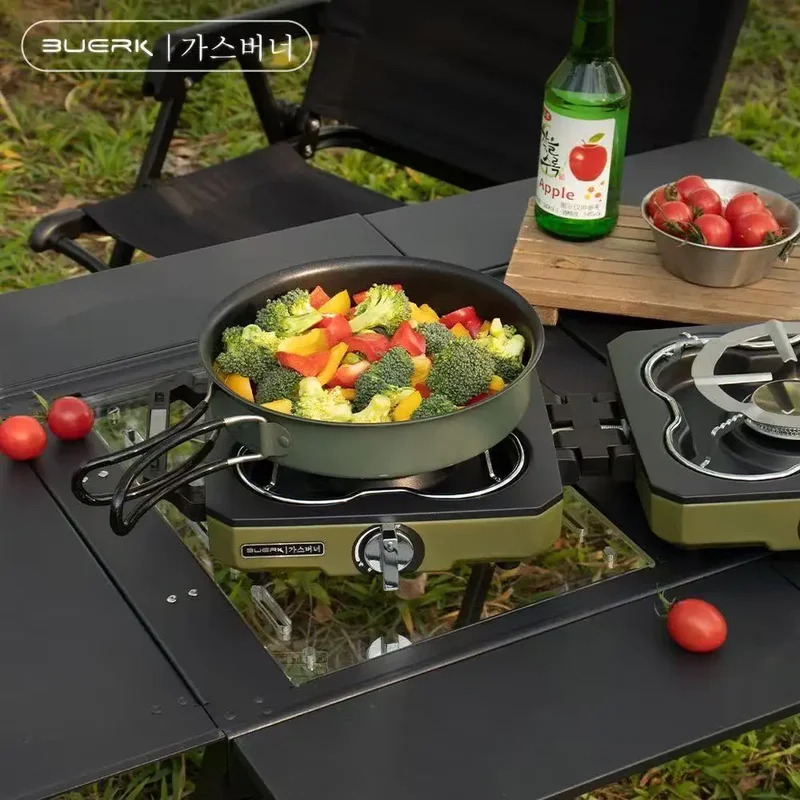 BUERK Camping Stove Double Bur - Camping Double Cooking Stove ulasan dan harga