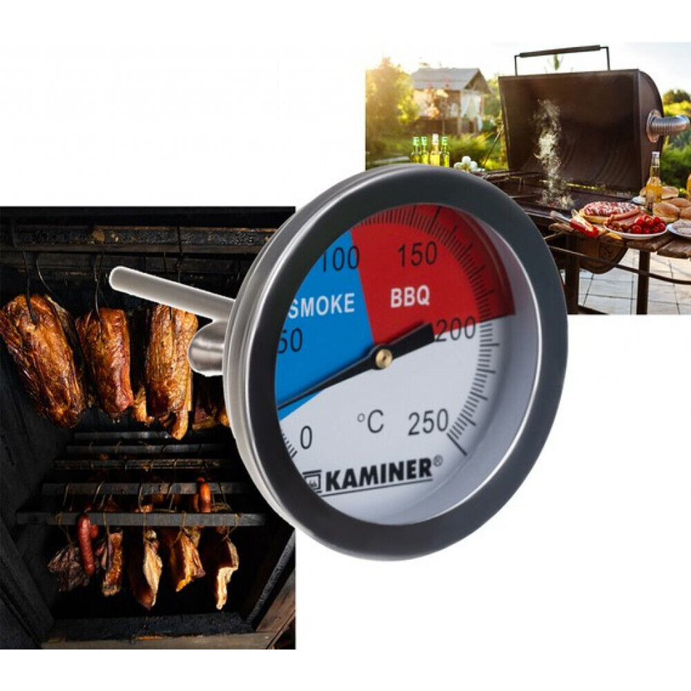 Stainless Steel BBQ Grill Ther - Meat Thermometer Camp ulasan dan harga