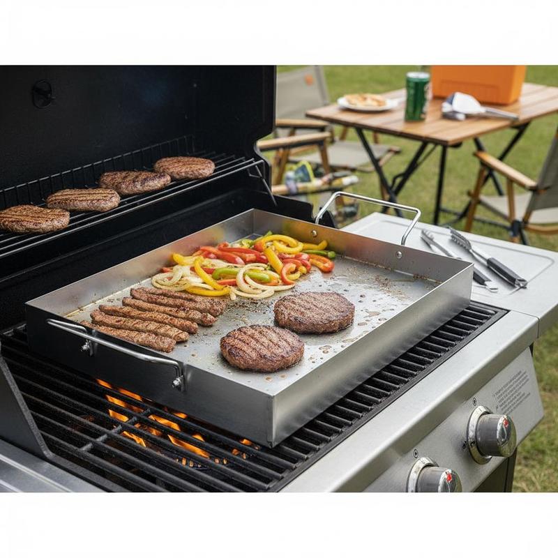 Rectangular Flat Top Plate 17x - Camping Cooking Flat Top ulasan dan harga