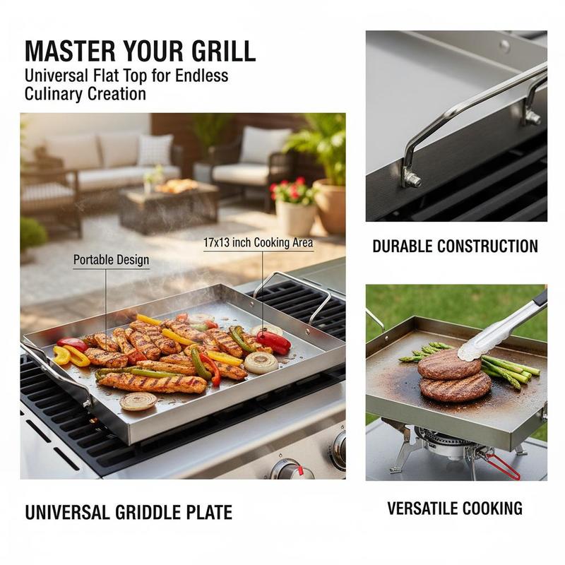 Rectangular Flat Top Plate 17x - Camping Cooking Flat Top ulasan dan harga