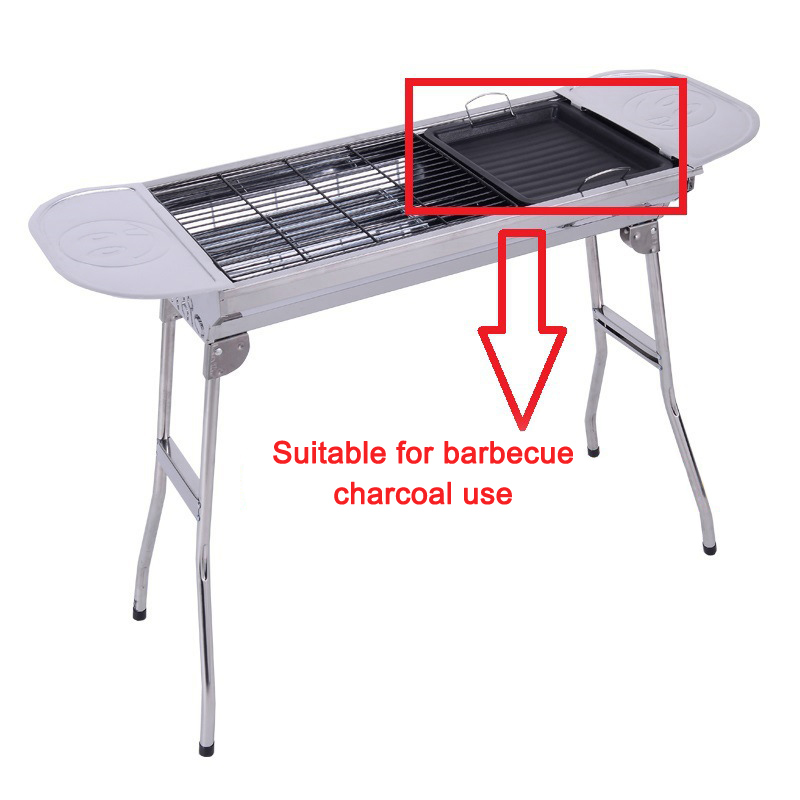 Outdoors Thick Square Grill Pa - Camping Cooking Meat ulasan dan harga
